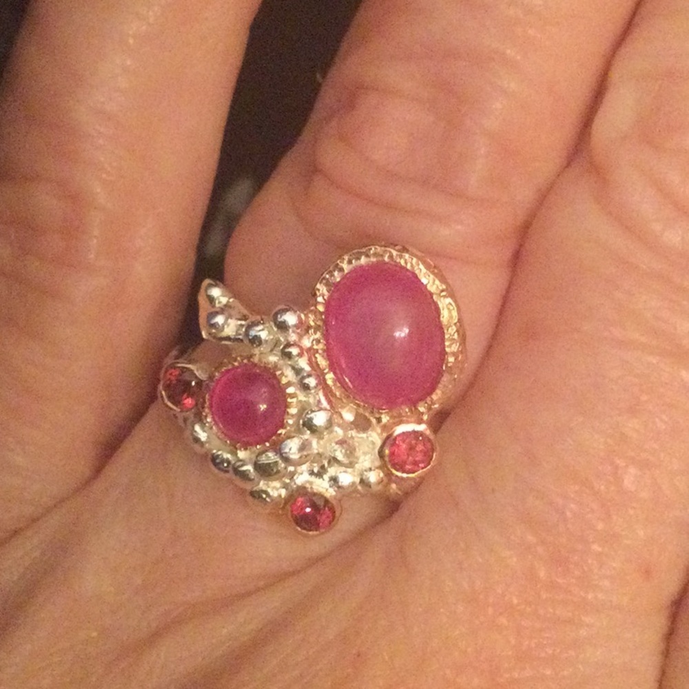 Genuine Natural Star Ruby Ring - image 8